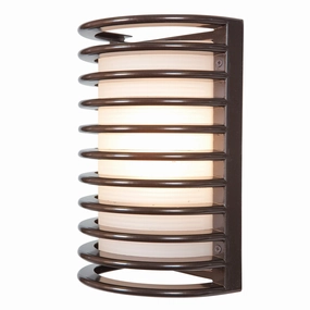 Bermuda LED Bulkhead BronzeOutdoor wall sconces with motion sensor