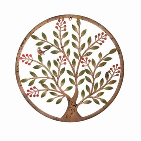 Berry Tree Wall Plaqueoutdoor garden decorative ornaments