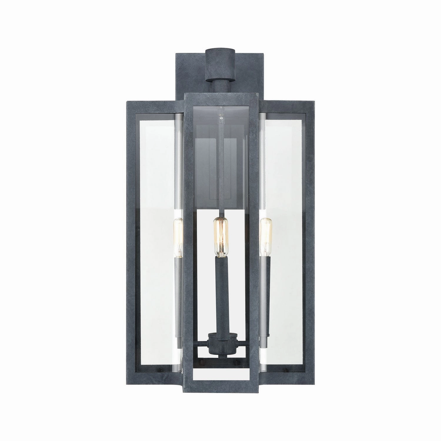 Bianca Four Light Outdoor Wall Sconce Aged Zinc
