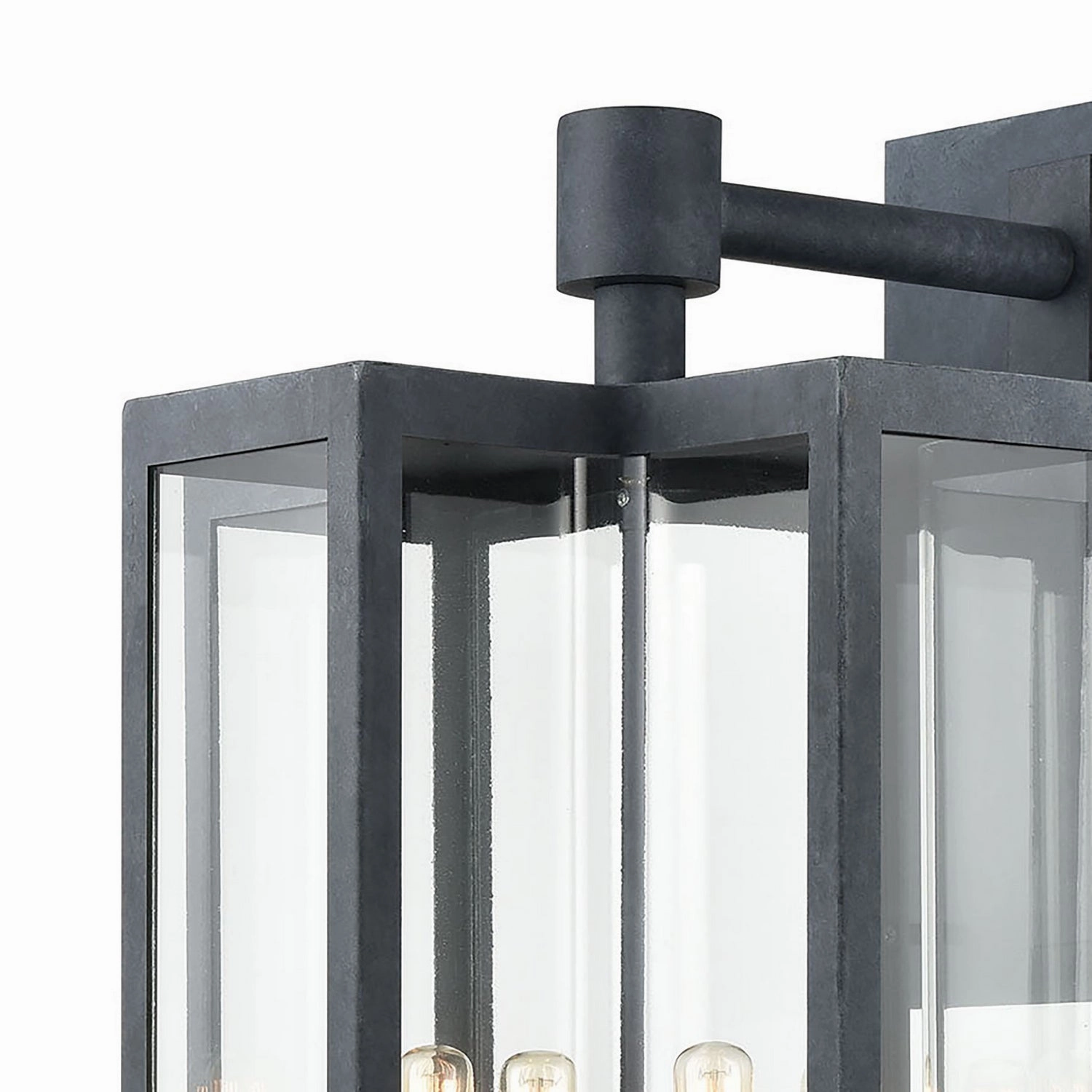 Bianca Four Light Outdoor Wall Sconce Aged Zinc