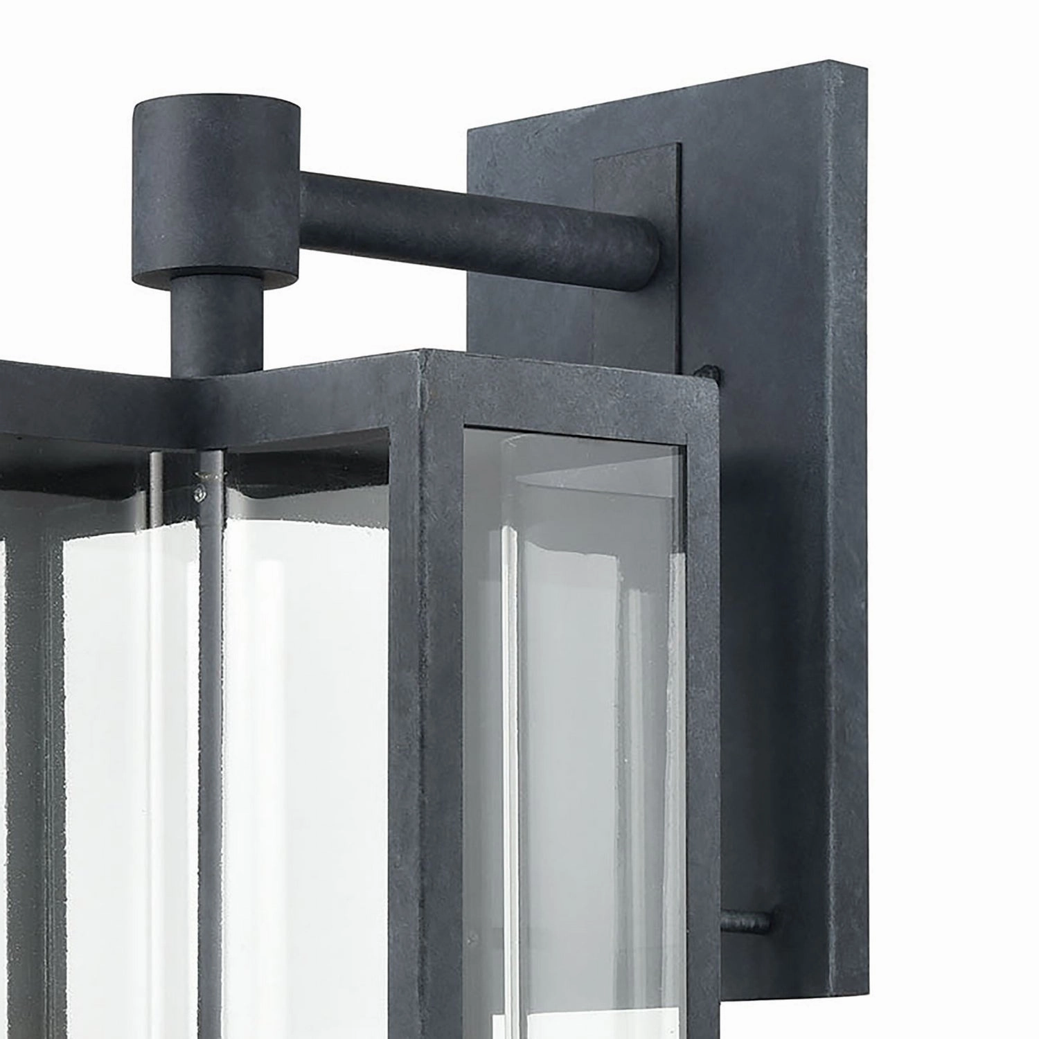 Bianca Four Light Outdoor Wall Sconce Aged Zinc