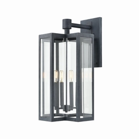 Bianca Four Light Outdoor Wall Sconce Aged ZincOutdoor wall sconces with motion sensor