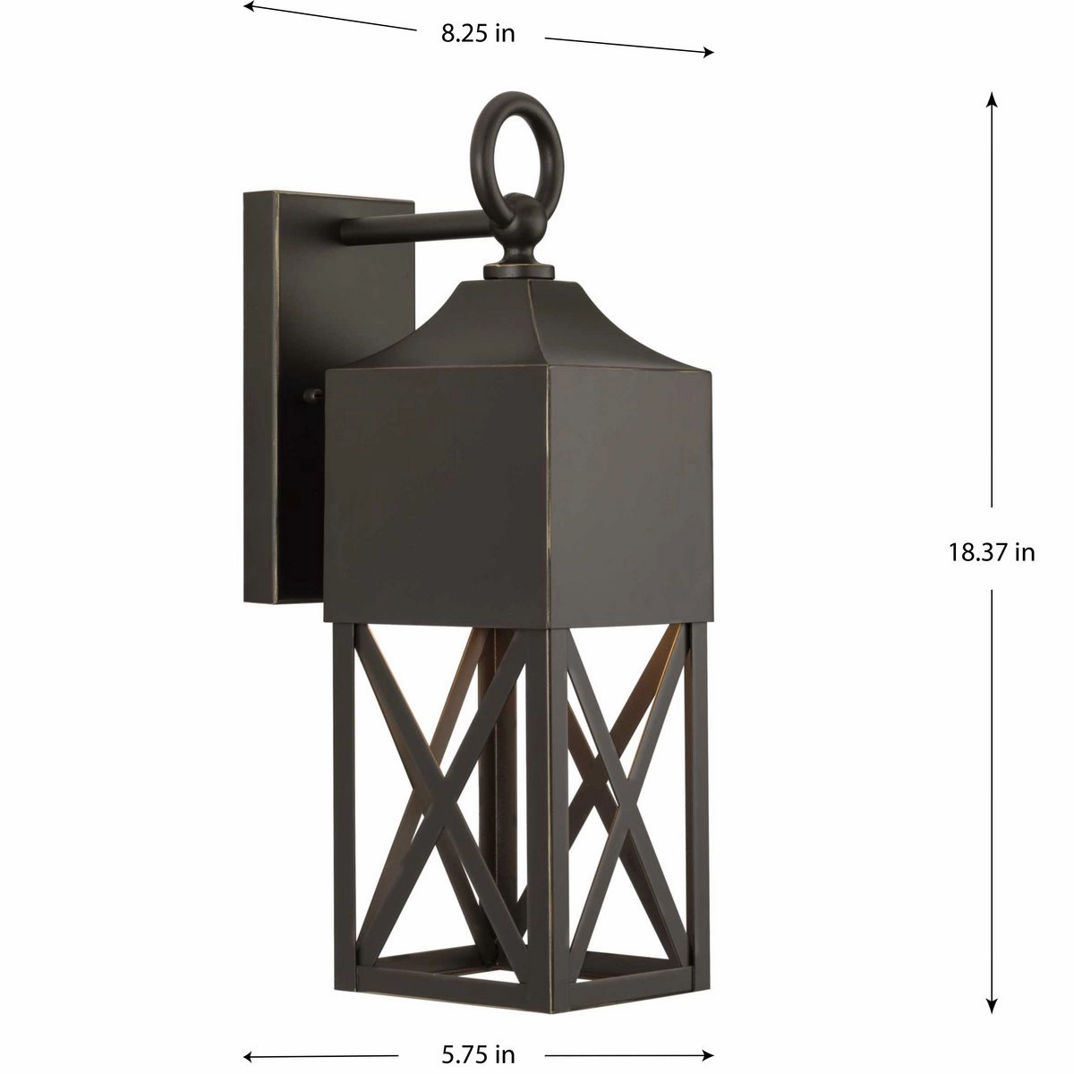 Birkdale One Light Outdoor Wall Lantern Antique Bronze