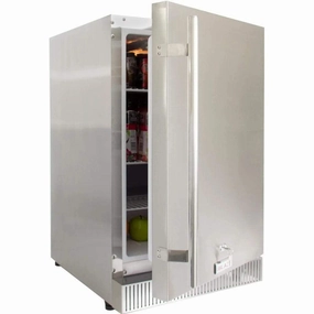 Blaze 4.1 Cu. Ft. Stainless Steel Outdoor Refrigerator BLZ-SSRF-40DH outdoor beverage cooler with wheels