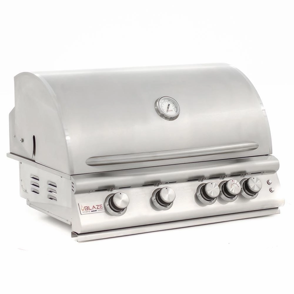 Blaze Premium LTE Marine Grade 316L 4-Burner Gas Grill BLZ-4LTE2MG compact BBQ grill for small spaces