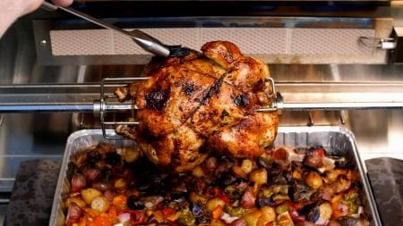 Blaze Rotisserie Kit For 40-Inch 5-Burner Gas Grill BLZ5ROTISSS