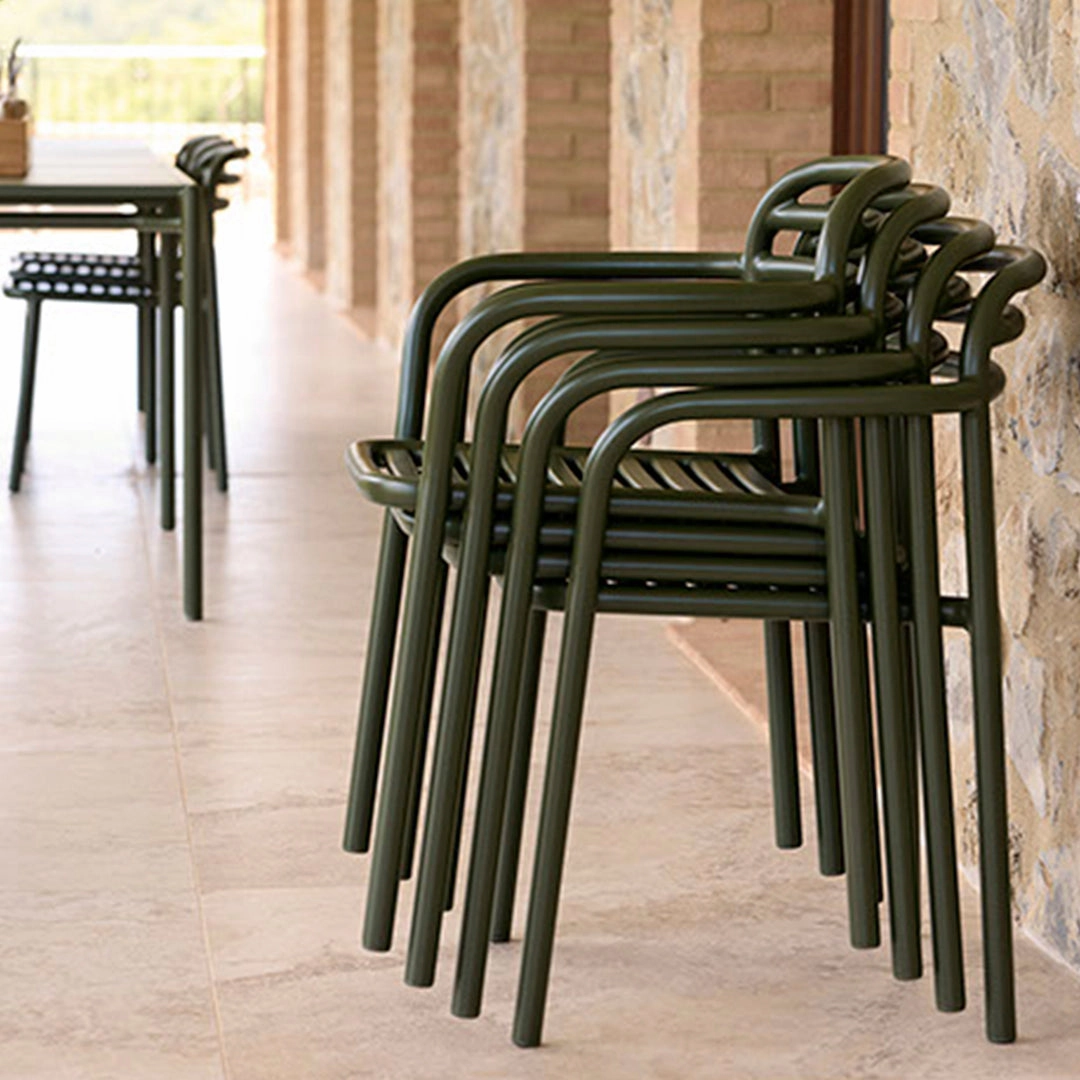 Bliss Rectangular Dining Table Set w/ Armchairs