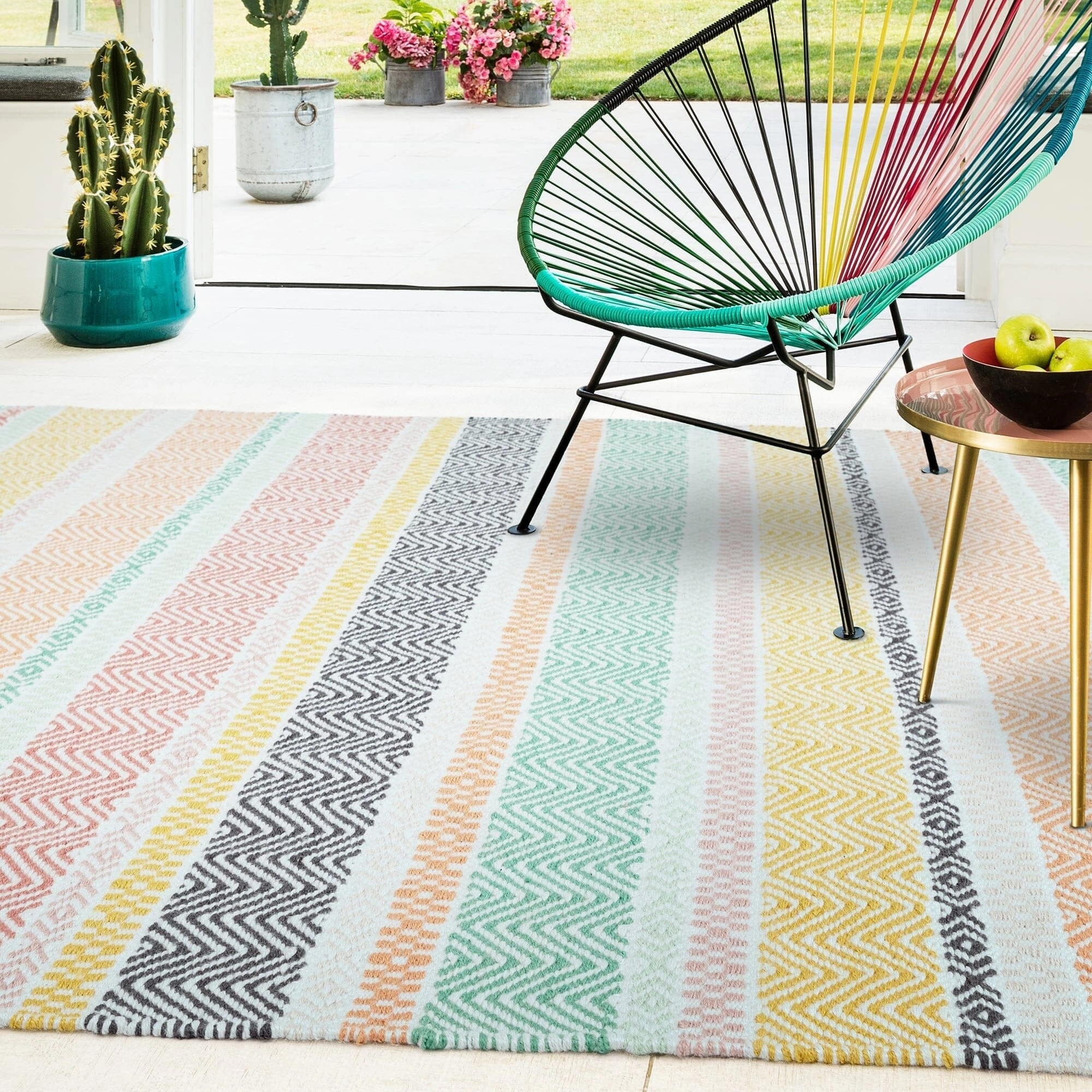 Boardwalk - Pastel Multicoloured Rug