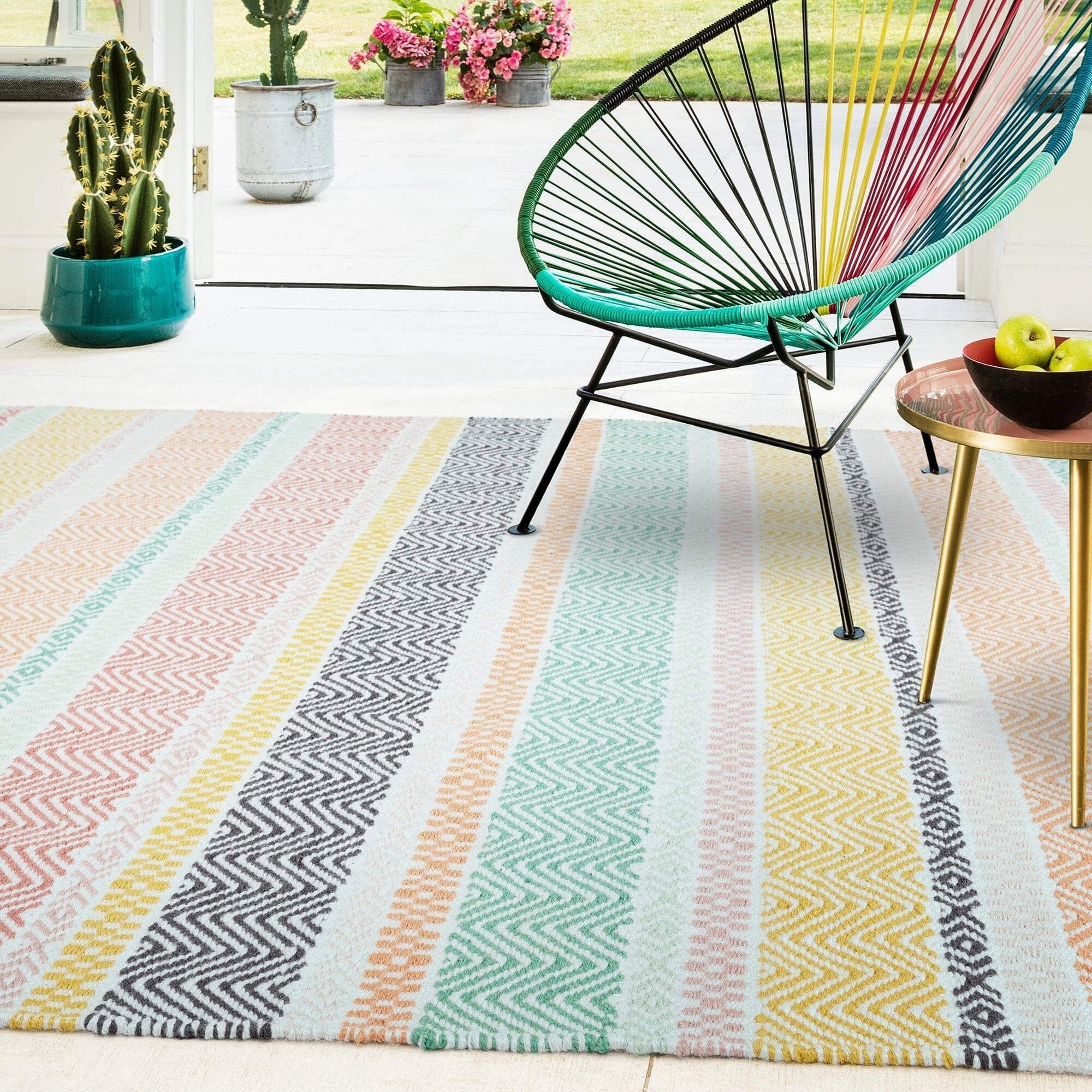 Boardwalk - Pastel Multicoloured Rug