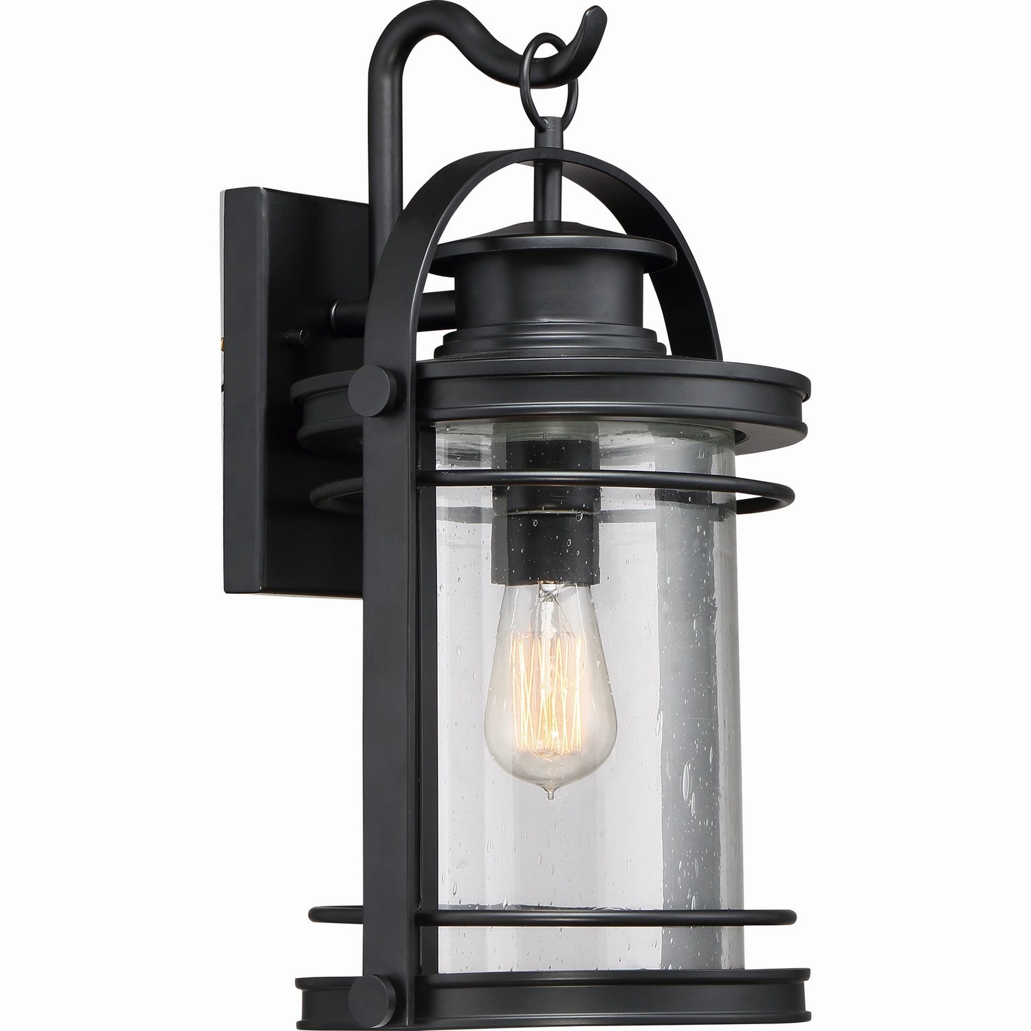 Booker One Light Outdoor Wall Lantern Mystic BlackOutdoor wall sconces with motion sensor
