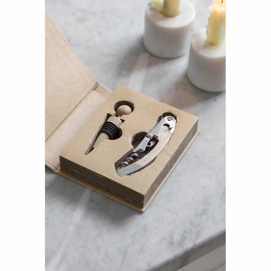Bottle Opener and Stopper Set