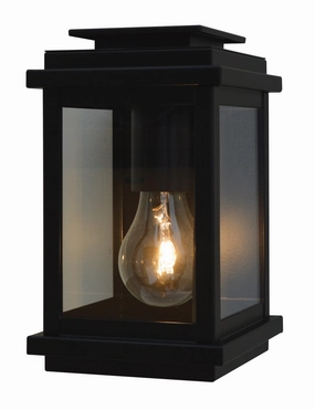 Bournemouth Wall Mount Satin BlackOutdoor wall sconces with motion sensor