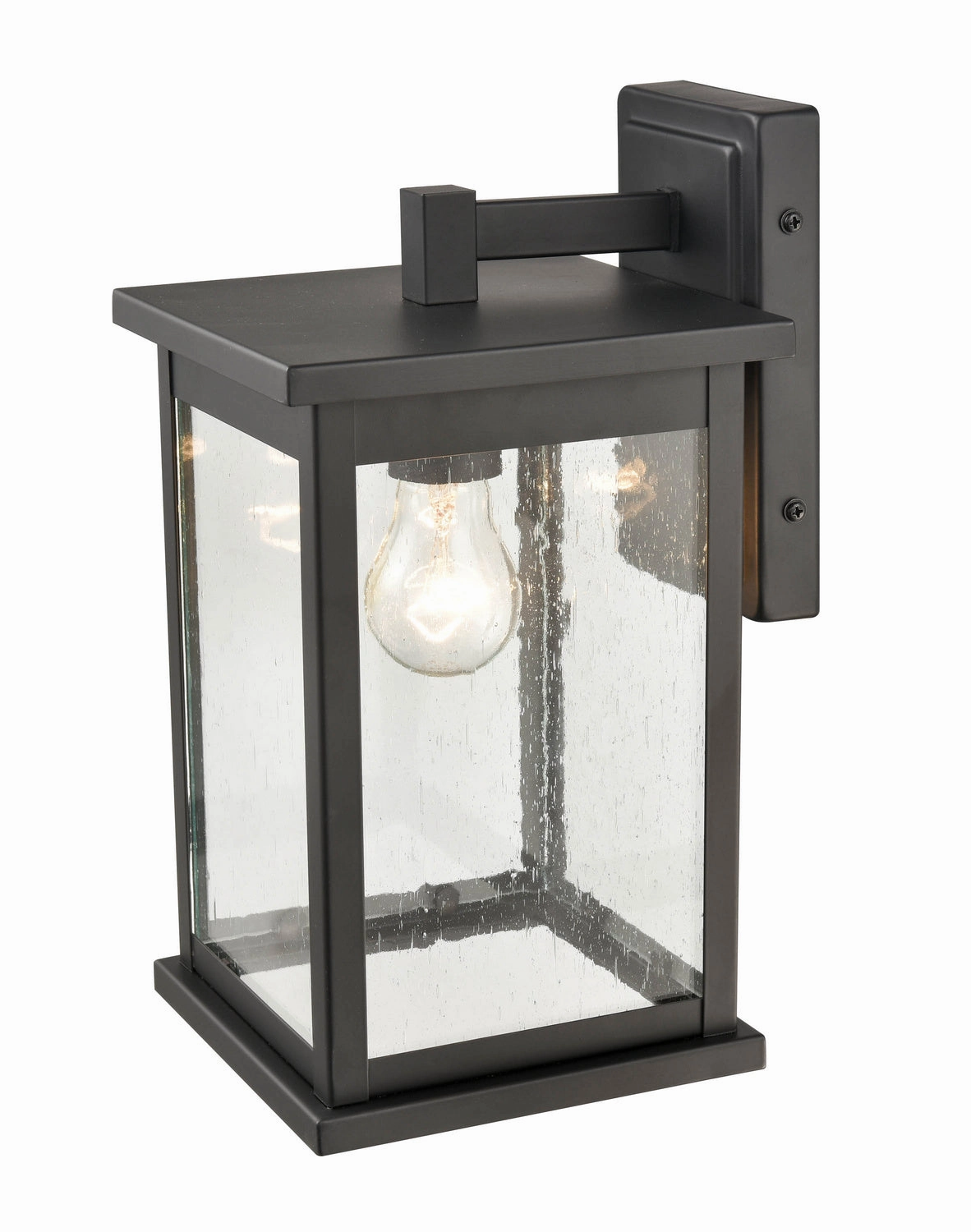 Bowton One Light Outdoor Hanging Lantern Powder Coated BlackOutdoor wall sconces with motion sensor