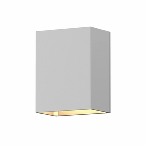 Box LED Wall Sconce Textured WhiteOutdoor wall sconces with motion sensor