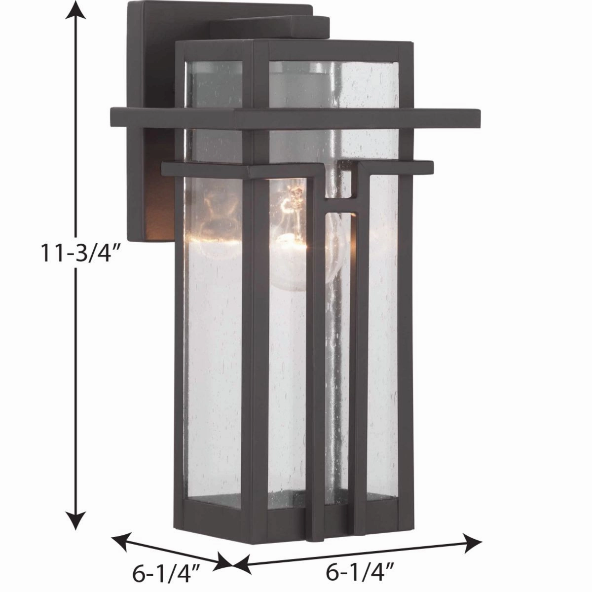 Boxwood One Light Wall Lantern Antique Bronze