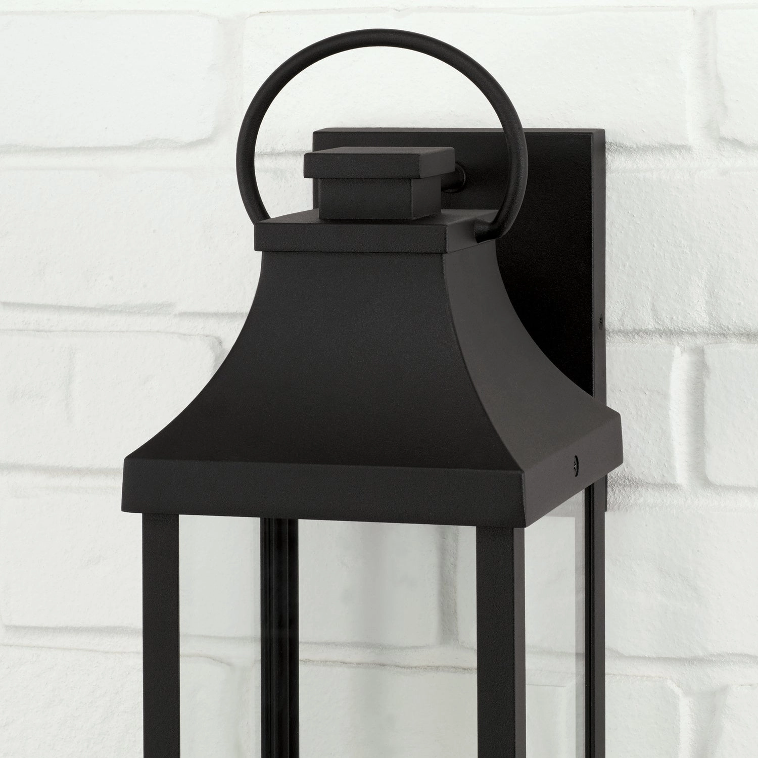 Bradford One Light Outdoor Wall Lantern Black