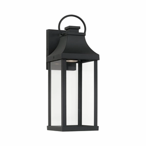 Bradford One Light Outdoor Wall Lantern BlackOutdoor wall sconces with motion sensor