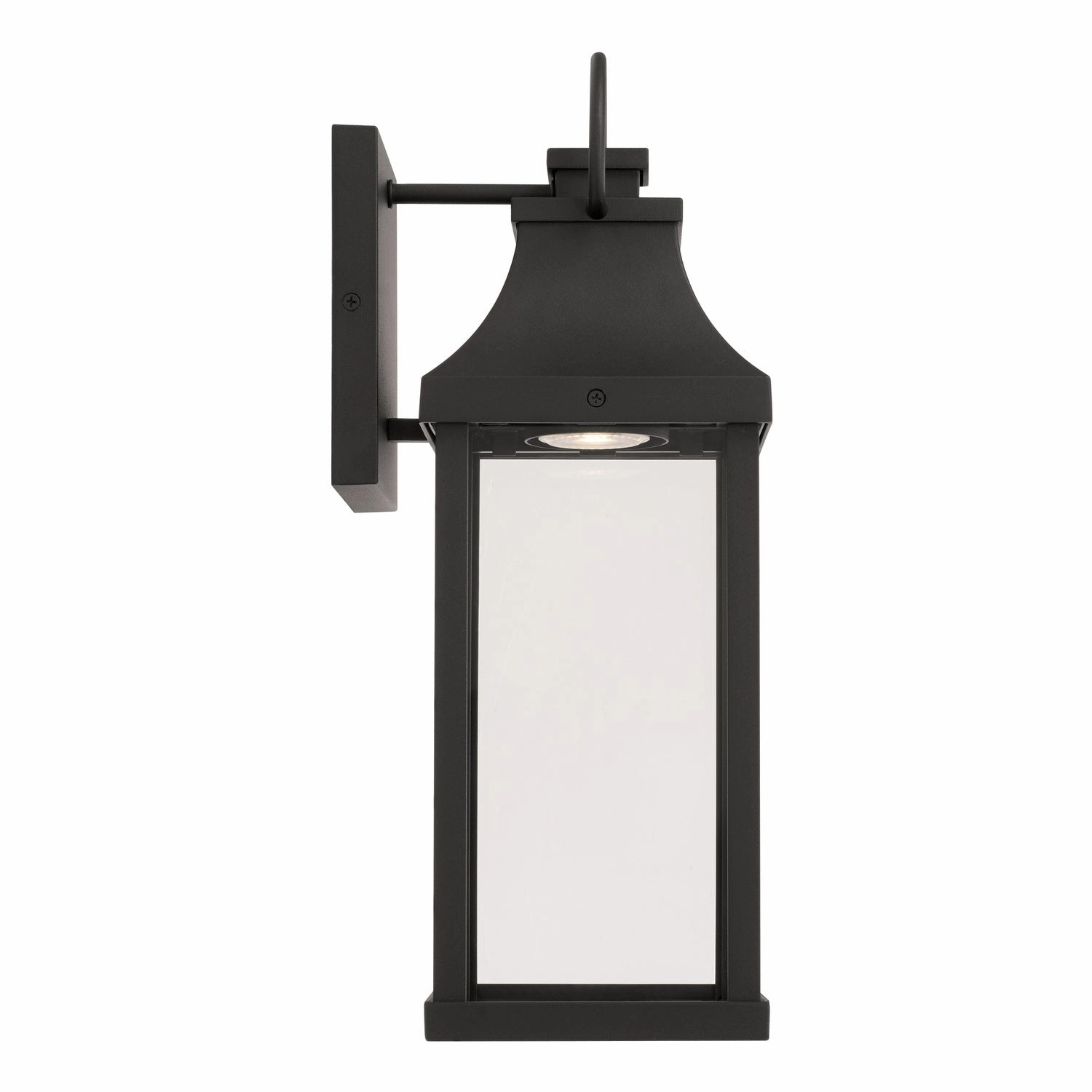 Bradford One Light Outdoor Wall Lantern Black