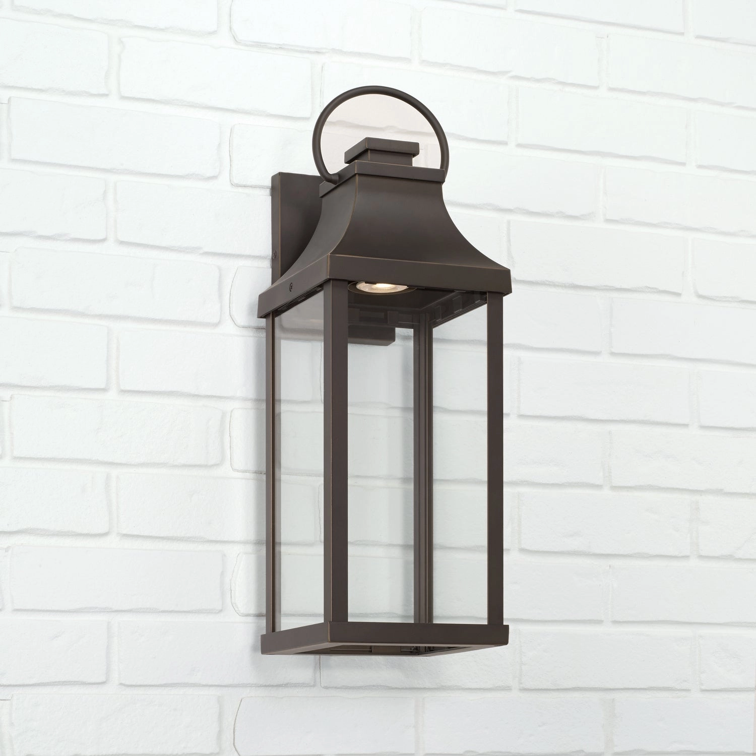 Bradford One Light Outdoor Wall Lantern Oiled Bronze