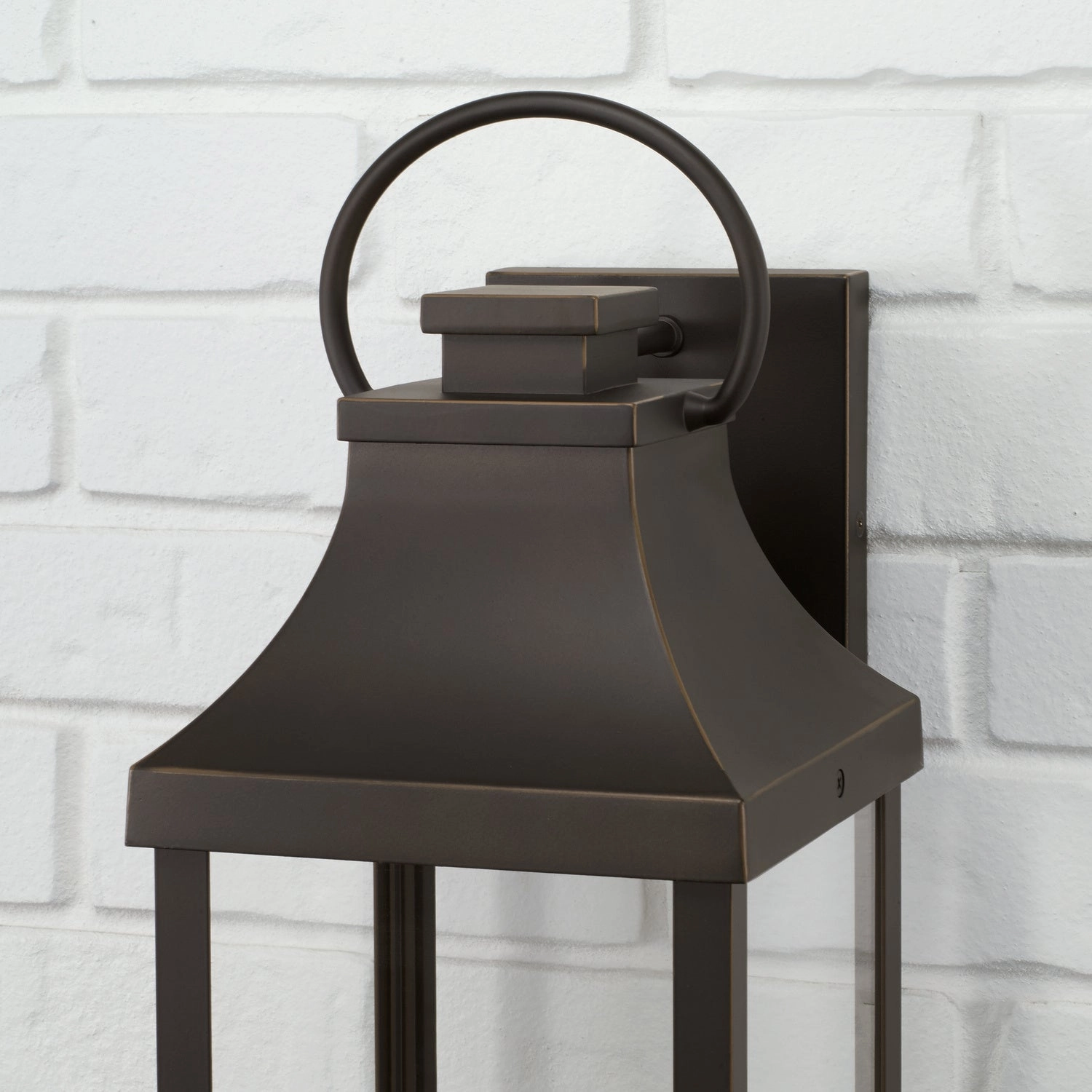Bradford One Light Outdoor Wall Lantern Oiled Bronze