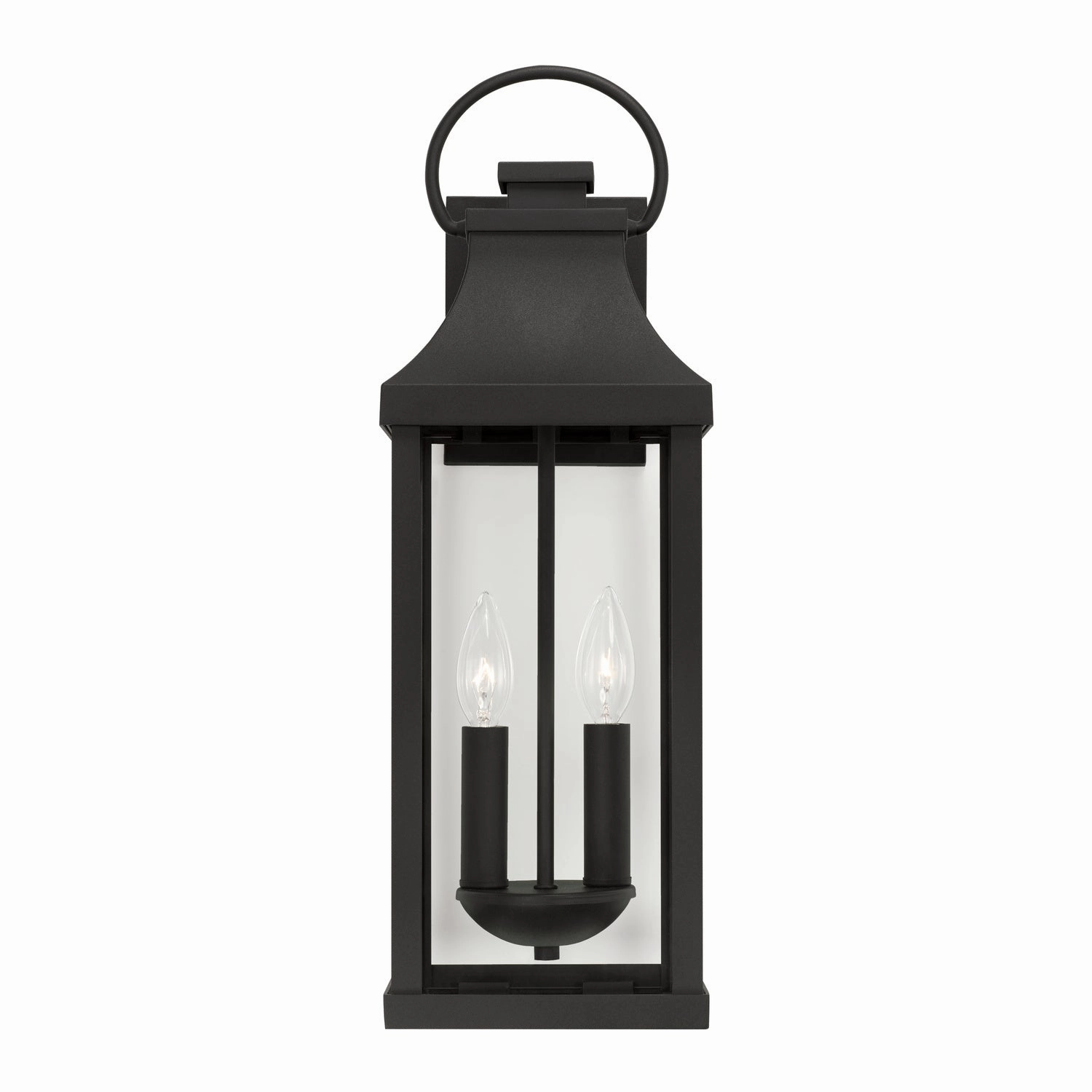 Bradford Two Light Outdoor Wall Lantern Black
