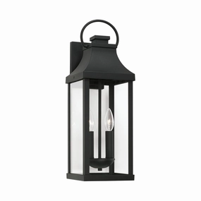 Bradford Two Light Outdoor Wall Lantern BlackOutdoor wall sconces with motion sensor