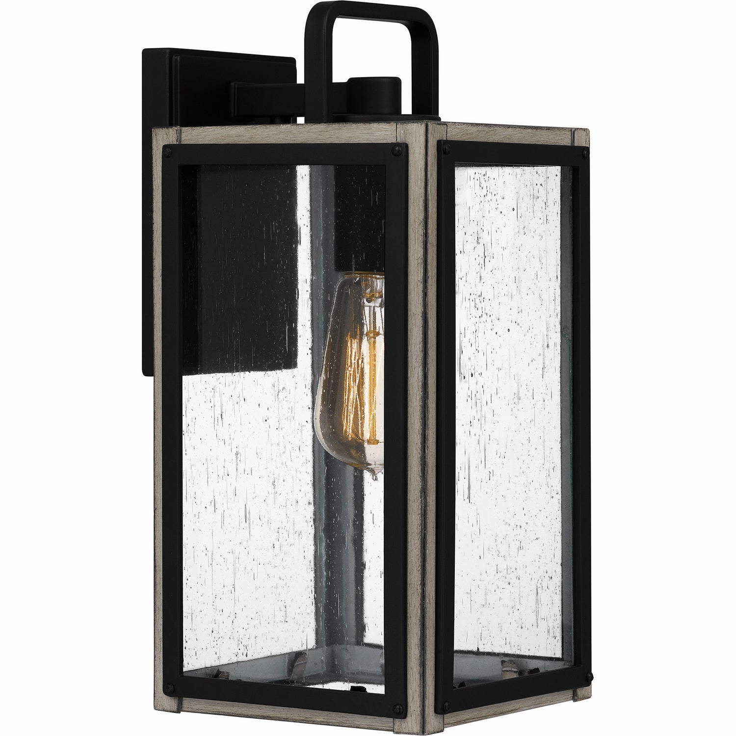 Bramshaw One Light Outdoor Wall Mount Matte BlackOutdoor wall sconces with motion sensor