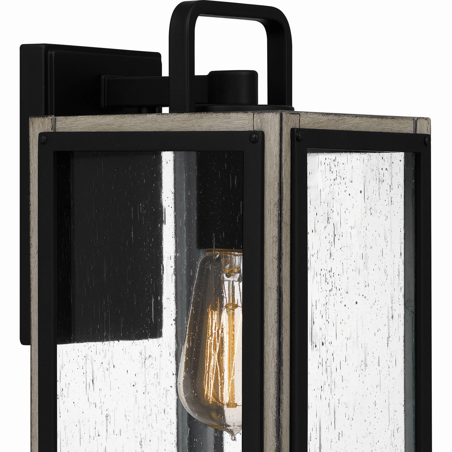 Bramshaw One Light Outdoor Wall Mount Matte Black