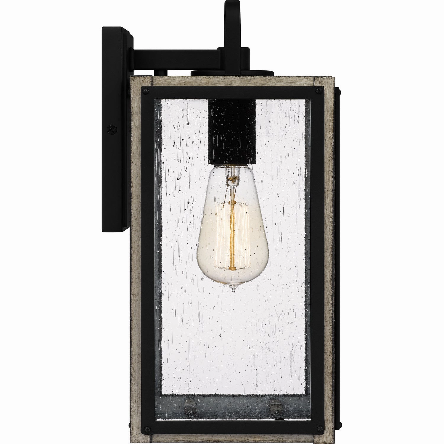 Bramshaw One Light Outdoor Wall Mount Matte Black