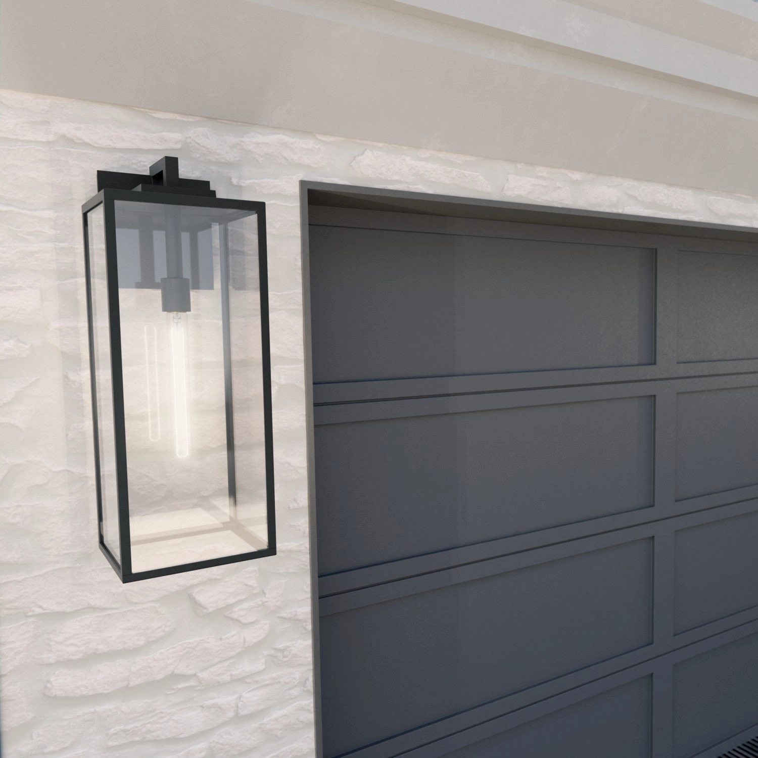 Branner One Light Outdoor Wall Mount Textured Black