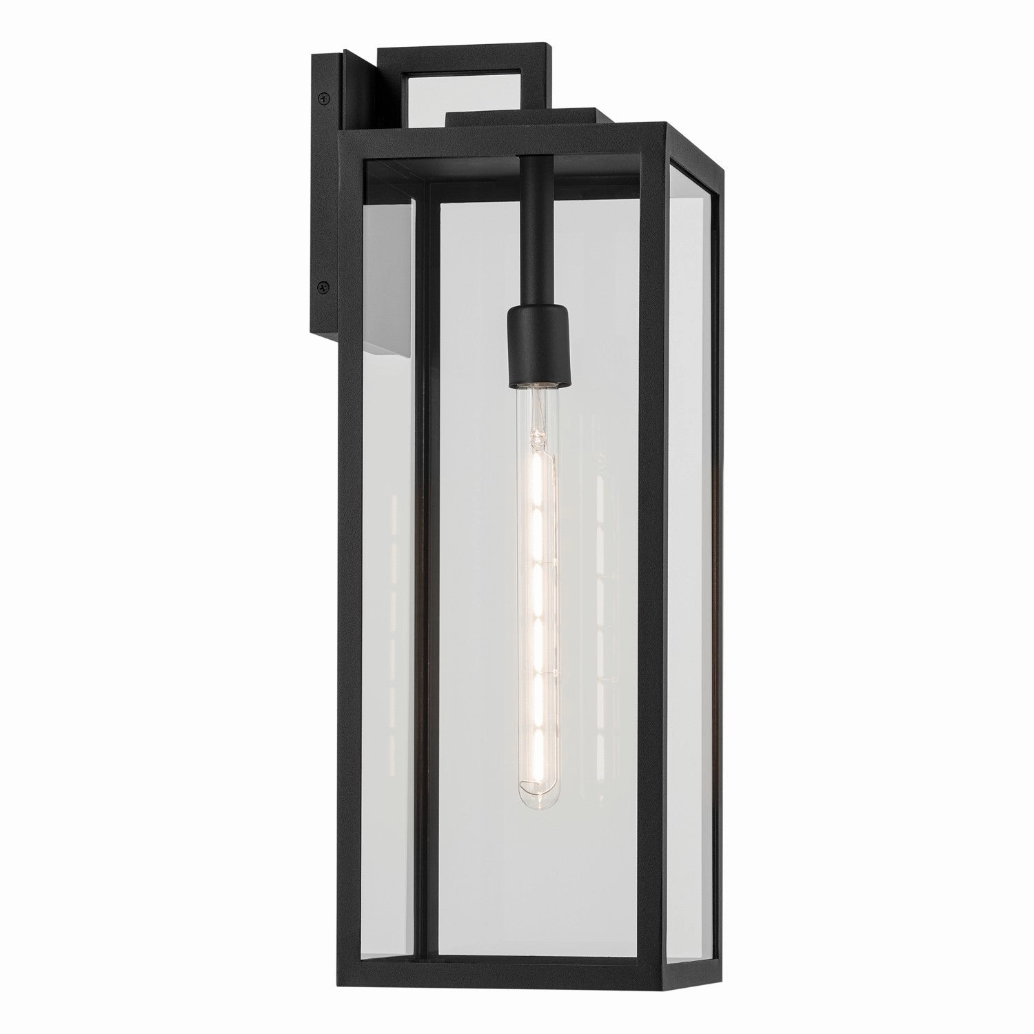 Branner One Light Outdoor Wall Mount Textured Black