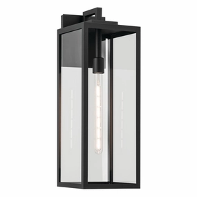 Branner One Light Outdoor Wall Mount Textured BlackOutdoor wall sconces with motion sensor