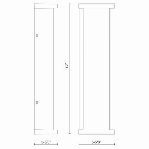 Bravo 20" Exterior Wall