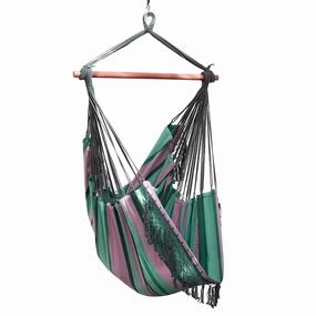 Brazilian Hammock Chair - Watermelon outdoor swing chair with steel frame