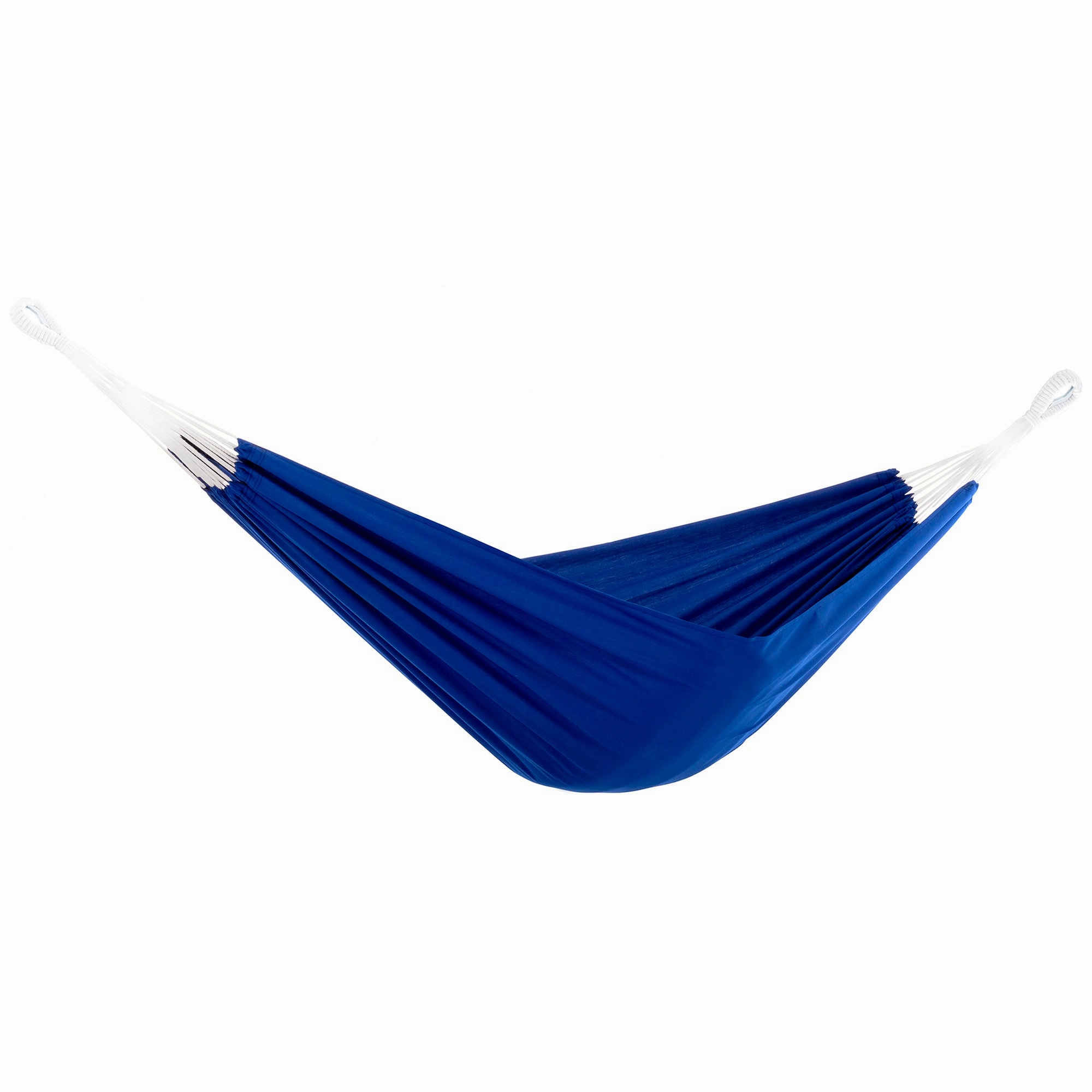 Brazilian Style Polyester Hammock - Royal Blue outdoor hammock with stand and canopy