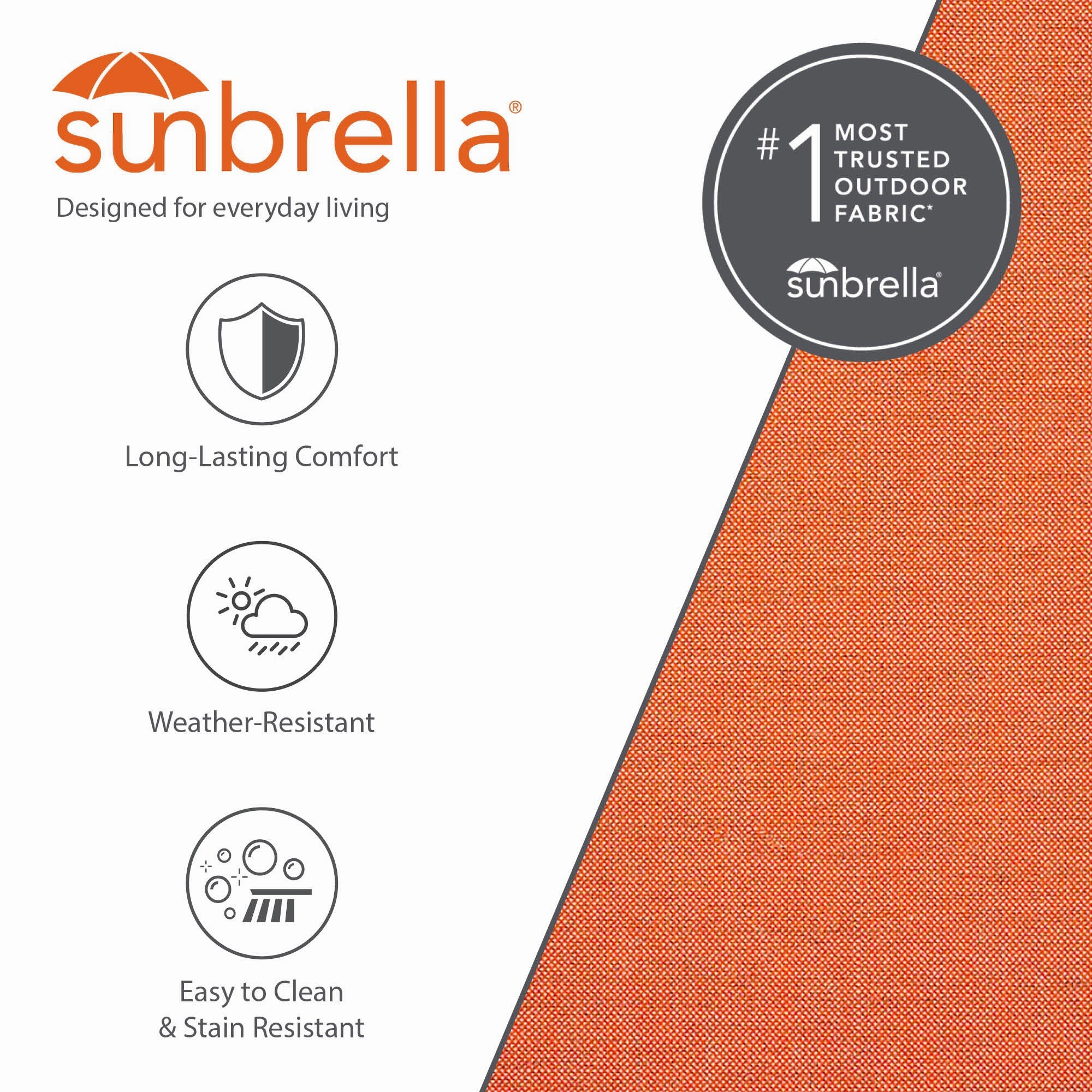 Brazilian Style Sunbrella Hammock - Coral