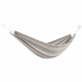 Brazilian Style Sunbrella Hammock - Dove outdoor hammock with stand and canopy