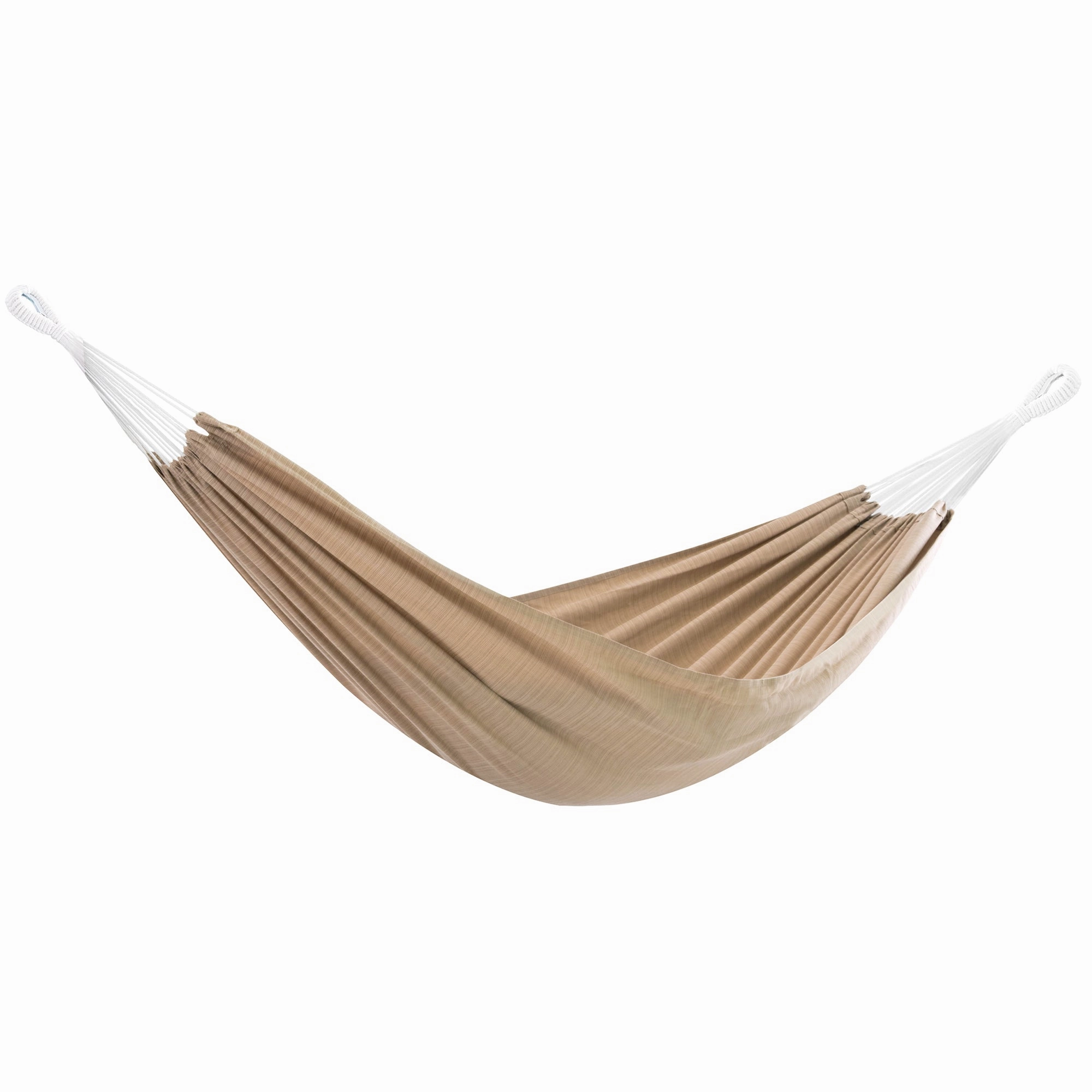 Brazilian Style Sunbrella Hammock - Sand lightweight portable hammock for camping