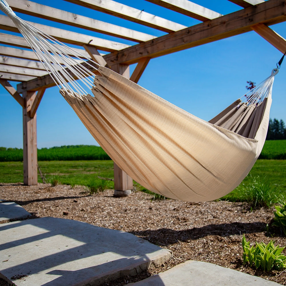 Brazilian Style Sunbrella Hammock - Sand