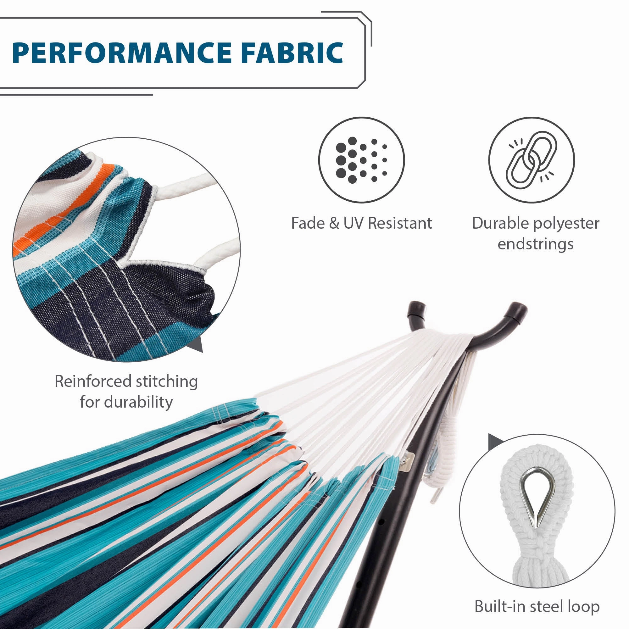 Brazilian Style Sunbrella Hammock - Token Surfside