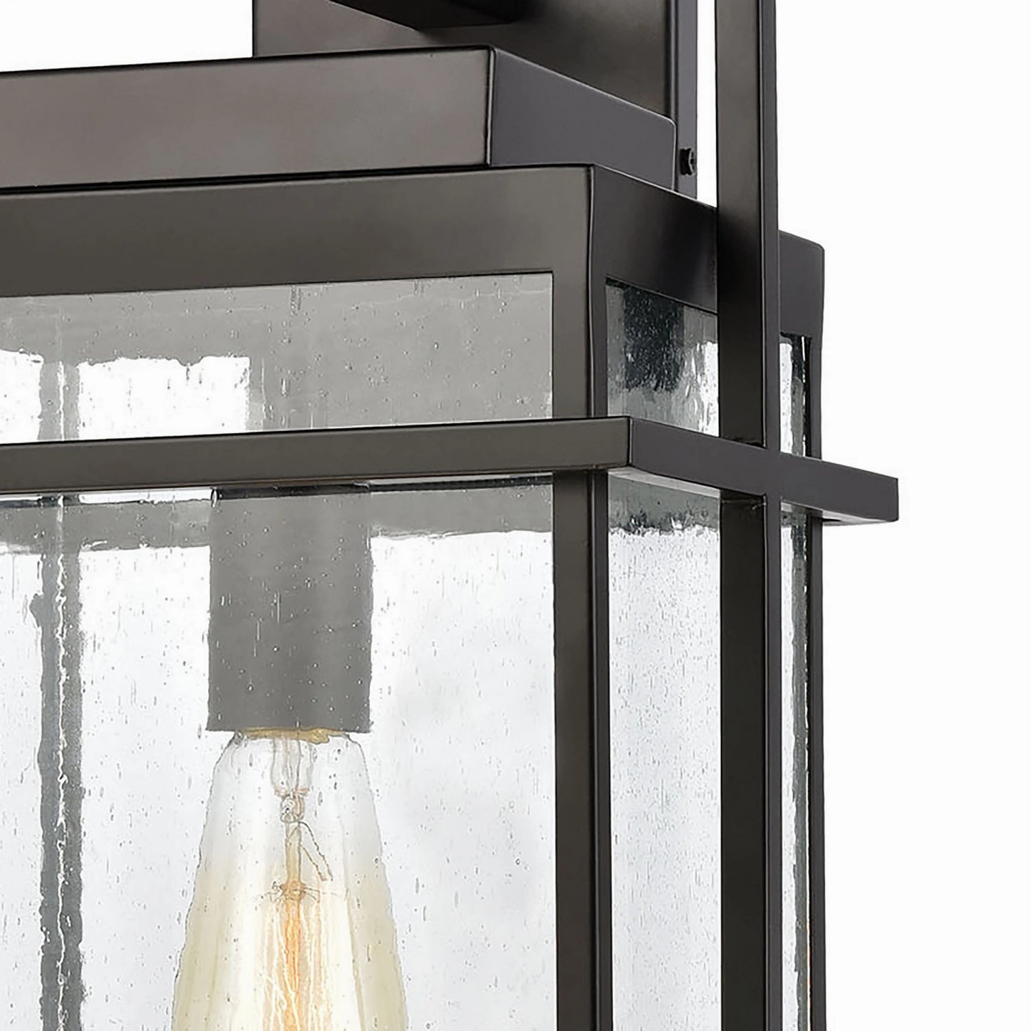 Breckenridge One Light Outdoor Wall Sconce Matte Black