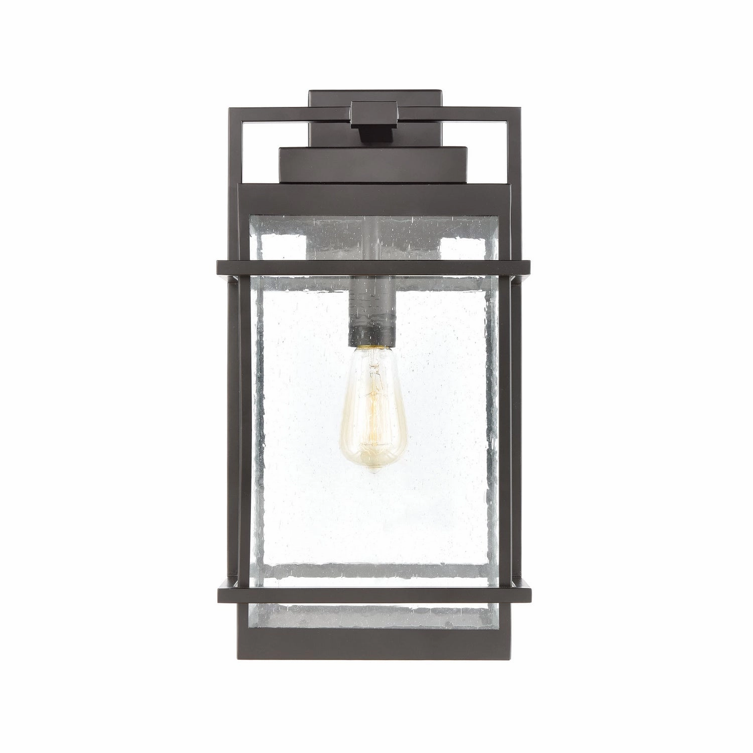 Breckenridge One Light Outdoor Wall Sconce Matte Black