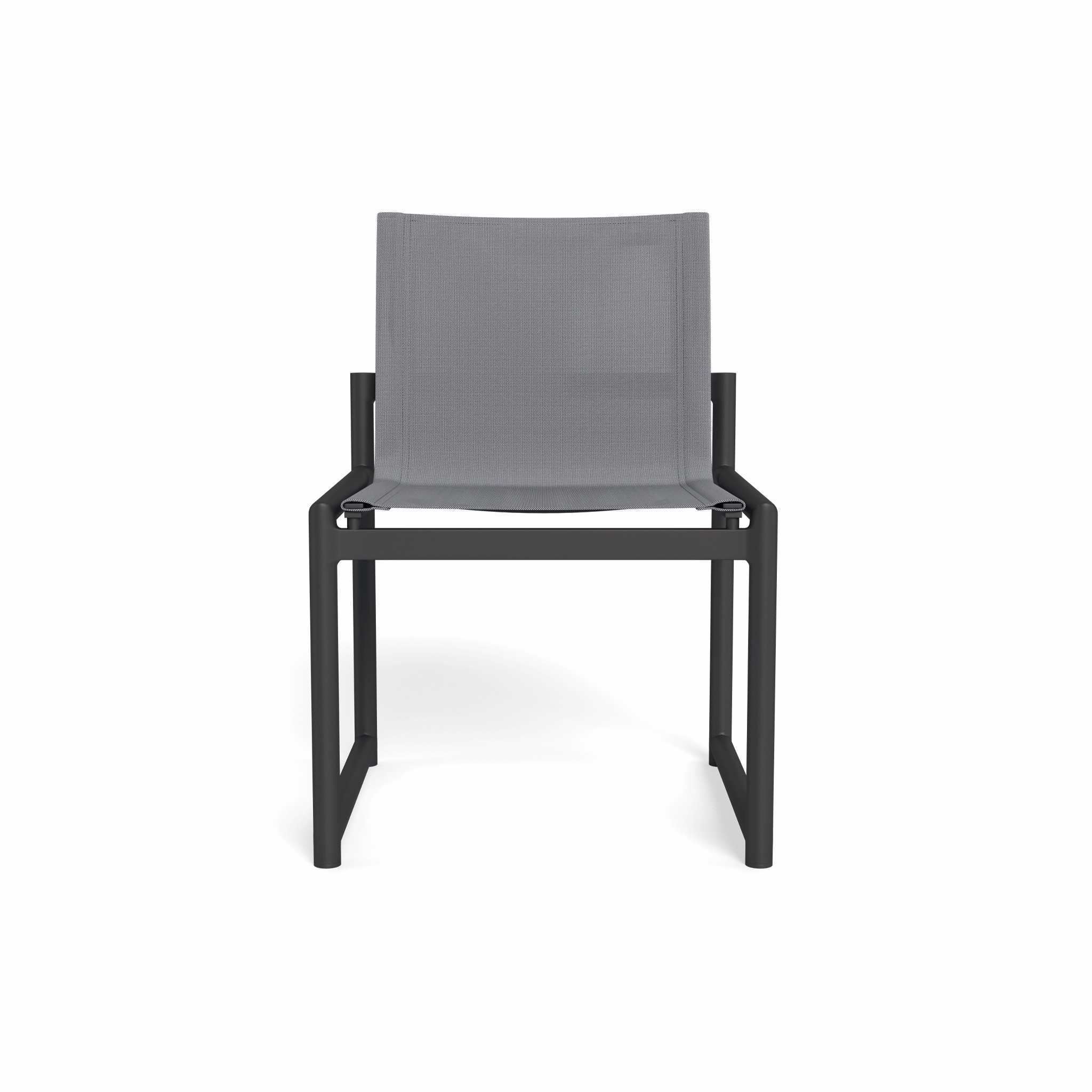 Breeze Xl Aluminum Armless Dining Chairoutdoor dining chair with armrests
