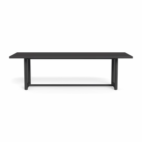 Breeze Xl Aluminum Dining Table 102"outdoor table for balcony or garden