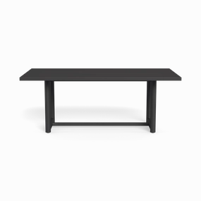 Breeze Xl Aluminum Dining Table 79"outdoor table for balcony or garden