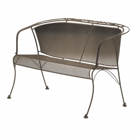 Briarwood Barrel Loveseatrust-proof wrought iron garden set