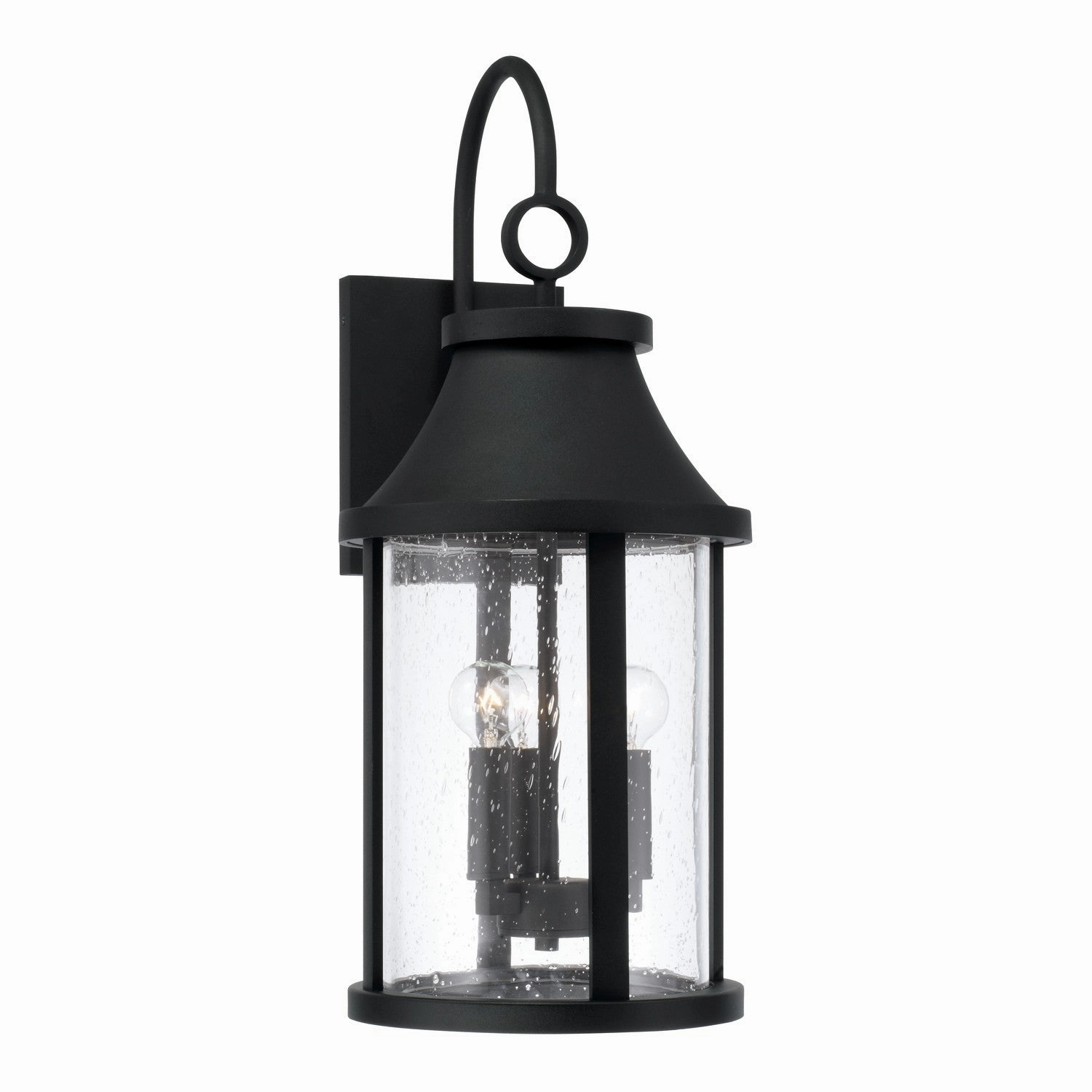 Bridger Three Light Outdoor Wall Lantern BlackOutdoor wall sconces with motion sensor
