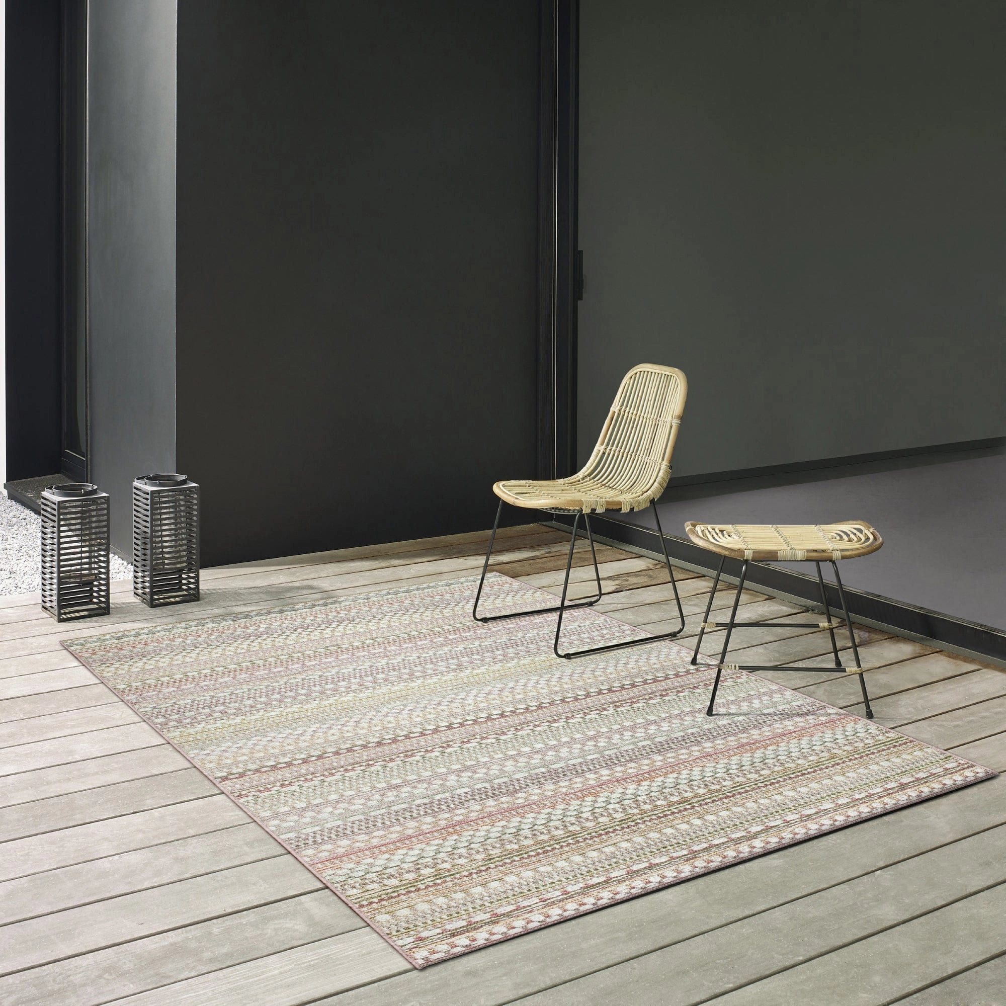Brighton Rug - Multi Pink 098-0570 9008-99