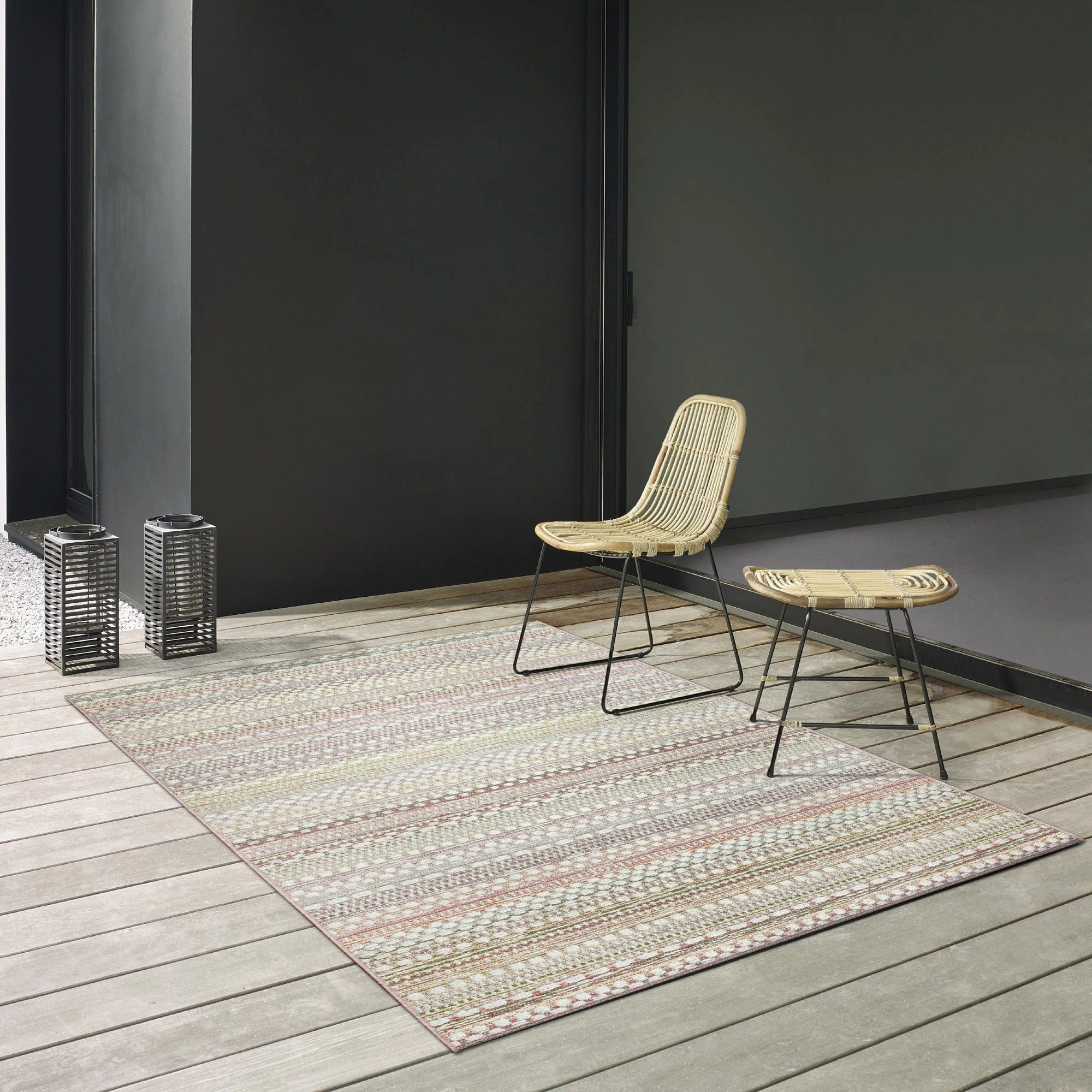 Brighton Rug - Multi Pink 098-0570 9008-99