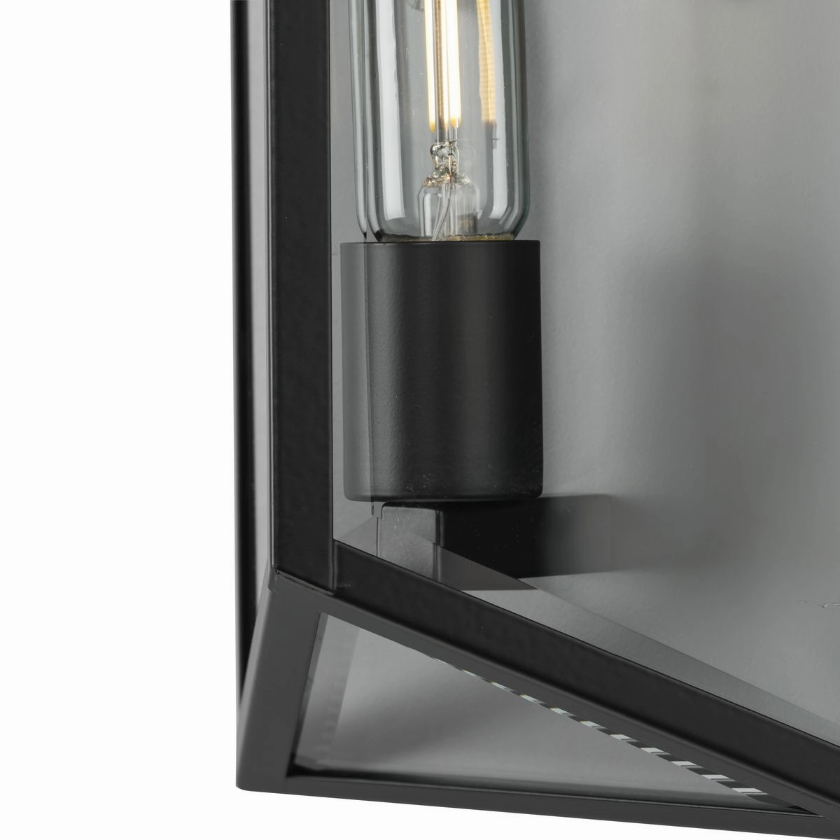 Bristol One Light Outdoor Wall Lantern Matte Black